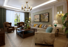 石膏线勾勒出画框的制型